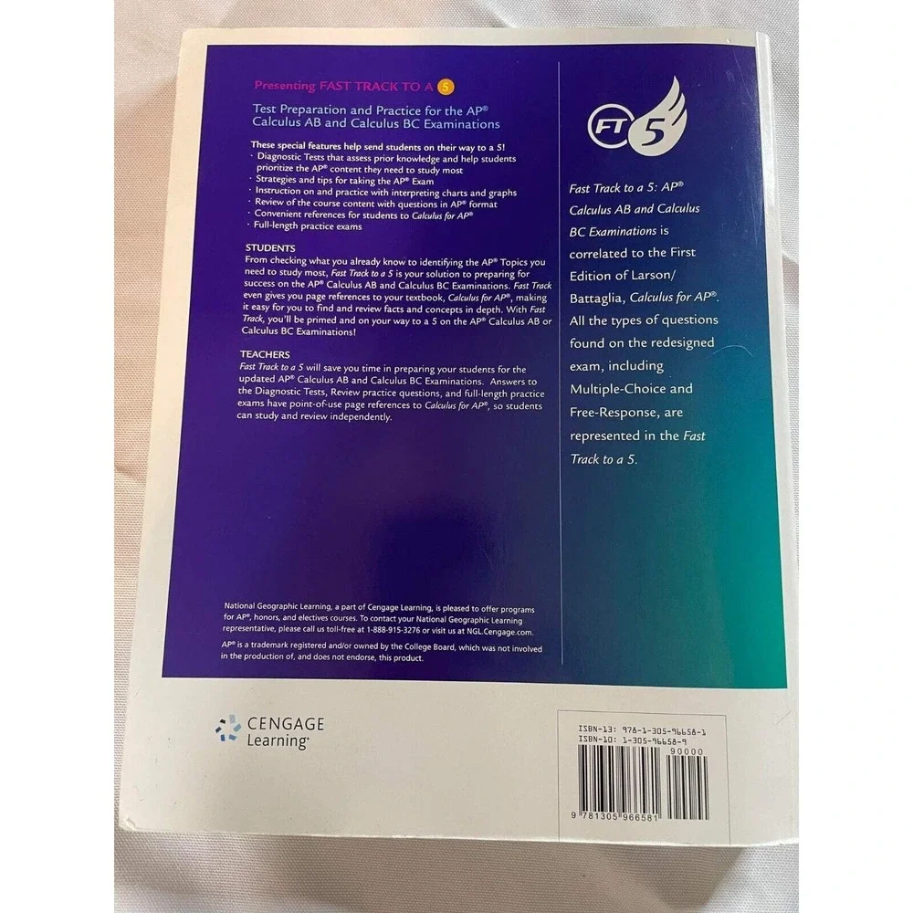 Fast Track to a 5: Preparing for the AP Statistics Examination, US Seller